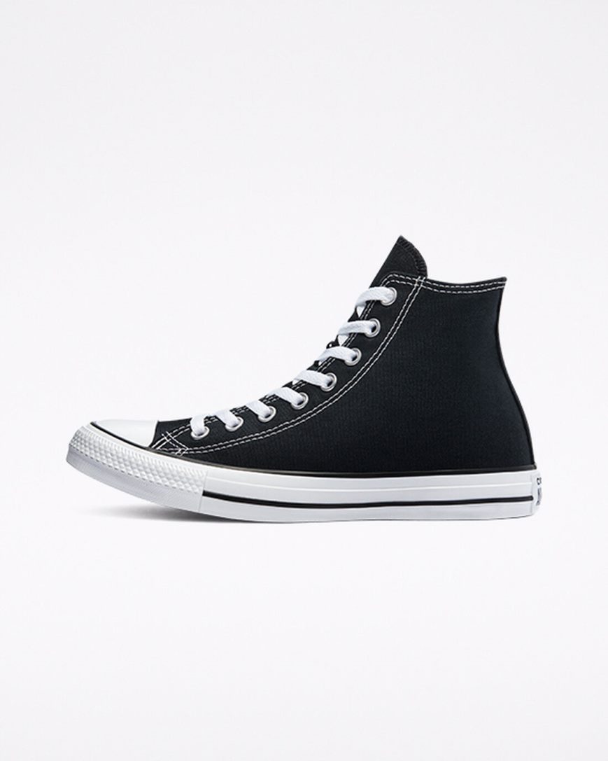 Zapatillas Altas Converse Chuck Taylor All Star Classic Mujer Negras | PE 24P5W0